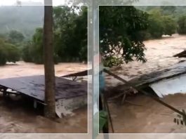 DETIK-DETIK Banjir Bandang Hancurkan Warung di Lokasi Wisata Tanah Laut! Pemilik Histeris & Tangis Pun Pecah