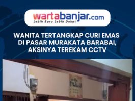 VIDEO - Wanita Tertangkap Curi Emas di Pasar Murakata Barabai, Aksinya Terekam CCTV