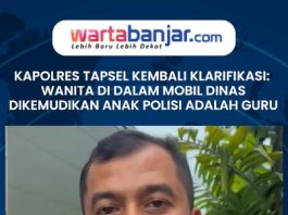 VIDEO - KAPOLRES TAPSEL KEMBALI KLARIFIKASI: Wanita di Dalam Mobil Dinas Dikemudikan Anak Polisi Adalah Guru
