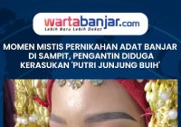 VIDEO - Momen Mistis Pernikahan Adat Banjar di Sampit, Pengantin Diduga Kerasukan 'Putri Junjung Buih'