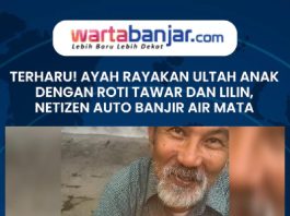 VIDEO - TERHARU! Ayah Rayakan Ultah Anak dengan Roti Tawar dan Lilin, Netizen Auto Banjir Air Mata