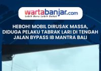 VIDEO - Heboh! Mobil Dirusak Massa, Diduga Pelaku Tabrak Lari di Tengah Jalan Bypass IB Mantra Bali