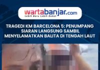 VIDEO - Tragedi KM Barcelona 5: Penumpang Siaran Langsung Sambil Menyelamatkan Balita di Tengah Laut