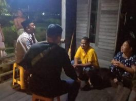 Warung Tempat Nongkrong Anak Muda Disambangi Polsek Martapura Barat