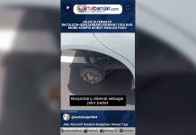 VIDEO - Jalur Alternatif Batulicin-Banjarbaru Rawan! Tiga Ban Mobil Kempis Akibat Ranjau Paku