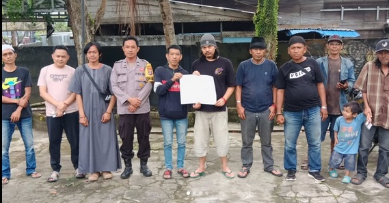 Bhabinkamtibmas Kelayan Tengah Fasilitasi Perdamaian
