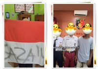 GEGARA Coret Bendera Merah Putih dengan Tulisan "Gaza", 3 Anak di Sragen Terancam 5 Tahun Penjara