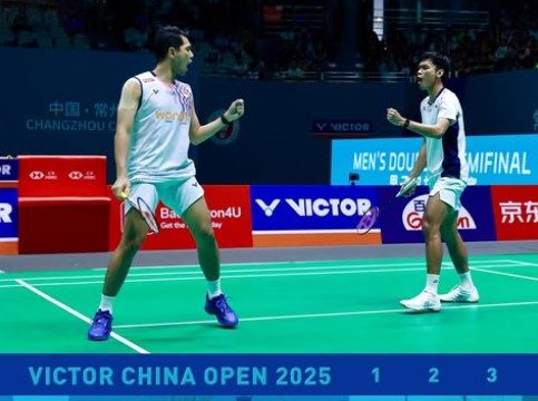 Fajar/Fikri Lolos ke Final China Open 2025 Usai Taklukkan Ganda Tuan Rumah