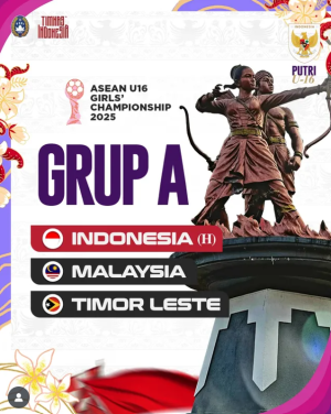 Timnas Putri U‑16 Indonesia Siap Tempur di AFF 2025 Setelah Drawing Grup