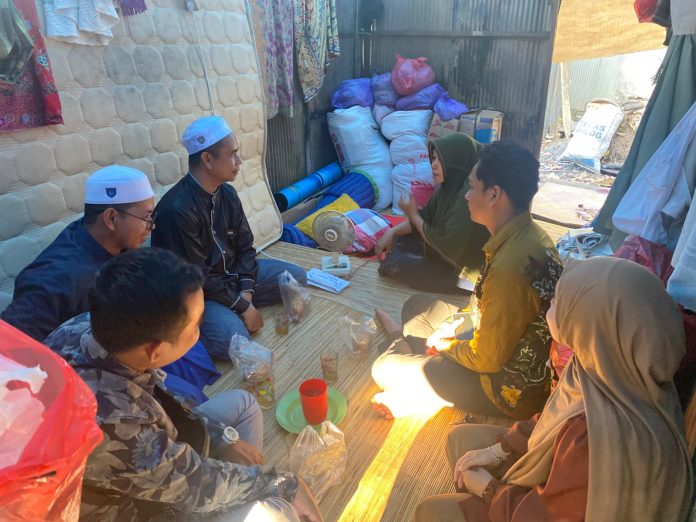 Rumah Ustadzah Salamah Hangus Dilalap Api,  KBU Barabai Gelar Aksi Solidaritas