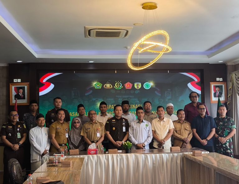 Cegah Aliran Menyimpang, ini 5 Kesepakatan Rakor Tim Pakem HST
