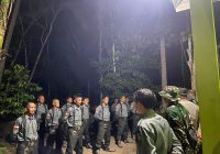 Linmas Tebing Tinggi Tampil Memukau Saat Penilaian Lomba Pos Kamling Tingkat Kabupaten Balangan