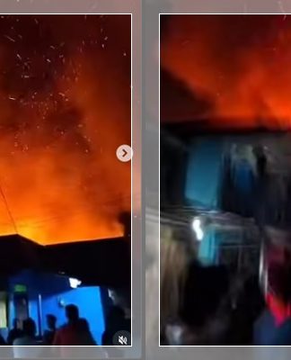 BREAKING NEWS! Api Berkobar Hebat di Kotabaru, Warga Rampa Lama Panik dan Kenang Tragedi 1993