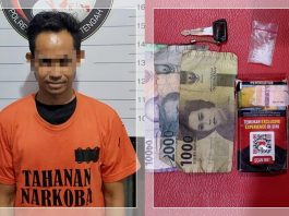 Digerebek di Pantai Hambawang! Pria Asal Pandawan Tertangkap Bawa Sabu oleh Satresnarkoba HST