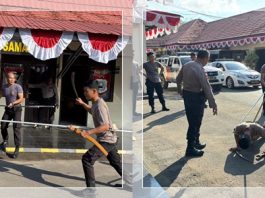 Polisi Latihan Kayak Militer! Sat Samapta Polres Tanah Laut Siaga Hadapi Ancaman Brutal di Lapangan