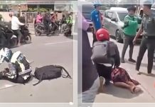 Nenek 70 Tahun Terkapar di Jalan Usai Ditabrak Motor Patroli Polisi di Medan, Netizen: Siapa yang Salah?