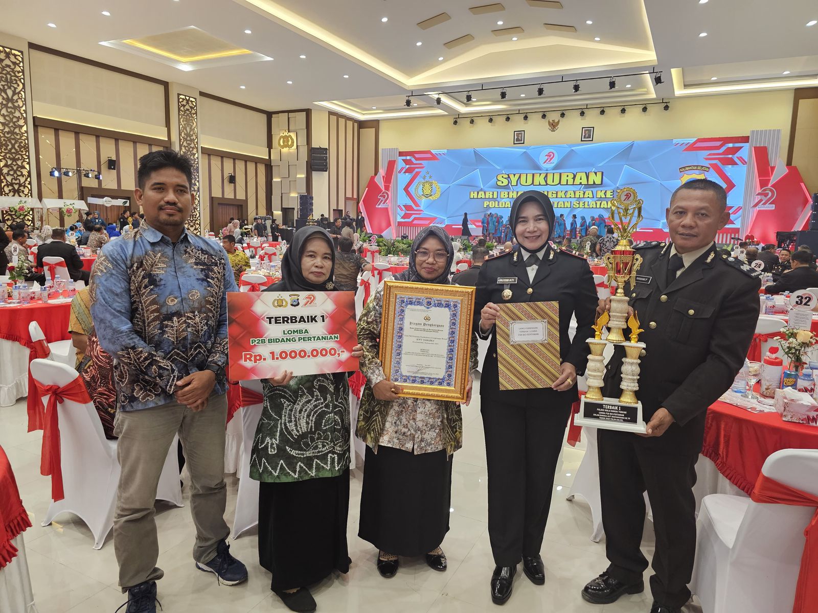 Polres HST, Kapolsek Pandawan, Ketua KWT Jamaika