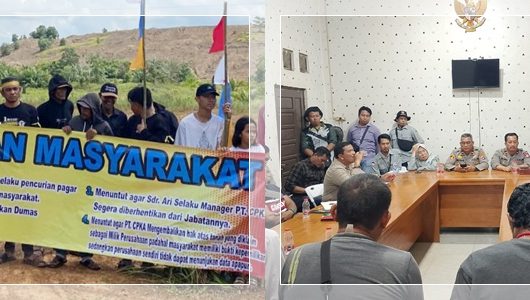 Polres Tanah Laut Jadi Penengah Sengketa Lahan di Kintap! Warga vs PT. CPKA Sempat Memanas