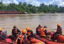 3 Orang Hilang Dalam Pencarian di Kecelakaan Kelotok Terbalik di Sungai Barito