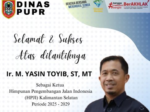 Kepala Dinas PUPR Kalsel Terpilih Sebagai Ketua HPJI Kalsel Periode 2025-2029