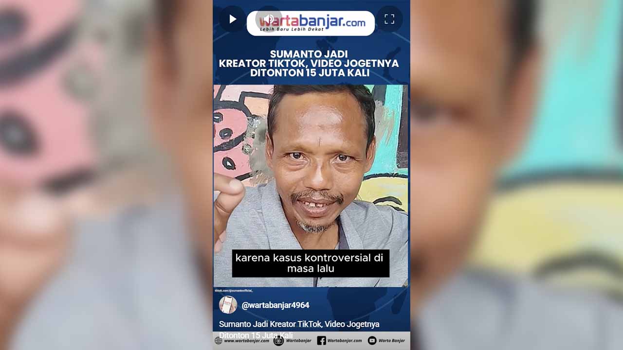 VIDEO - Sumanto Jadi Kreator TikTok, Video Jogetnya Ditonton 15 Juta Kali
