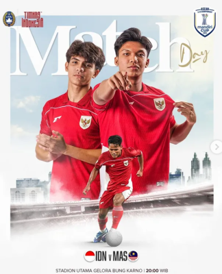 Susunan Pemain Indonesia U‑23 vs Malaysia U‑23 Piala AFF 2025: Arkhan Fikri Absen, Jens Raven Starter