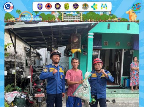 Ular Merayap di Kamar Kagetkan Penghuni Rumah di Sungai Andai