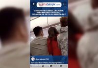 VIDEO - Gara-Gara Ribut di Kabin, Penumpang AirAsia X Ditangkap Setelah Mendarat