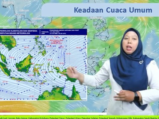 BMKG Beberkan Kondisi Umum Cuaca Kalsel Hari ini: Bibit Siklon di 2 Kawasan Tingkatkan Pertumbuhan Awan Hujan