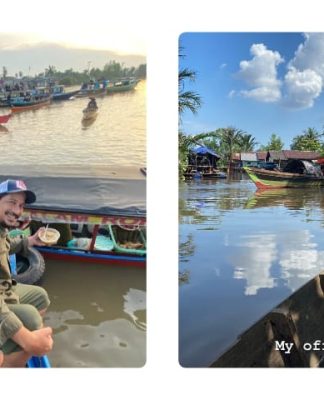 Syuting Film Pirunduk, Bucek Depp Posting Pemandangan Sungai Khas Kalsel: "My Office Today"