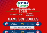 Timnas Voli Putra Indonesia Hadapi Filipina di Laga Pembuka SEA V League 2025