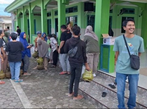 Operasi Pasar Elpiji 3 Kg di Guntung Manggis, ini Respon Warganya