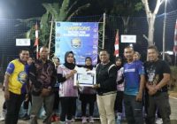 Wakil Bupati Tanah Laut Meriah Final Voli Putri RT 8 Cup