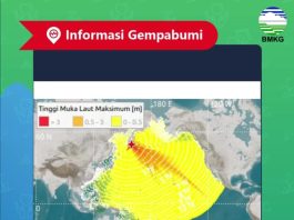 BMKG Keluarkan Peringatan Gempa Magnitudo 8,7 Berpotensi Tsunami di Sulawesi Utara, Gorontalo, Papua Barat dan Maluku Utara