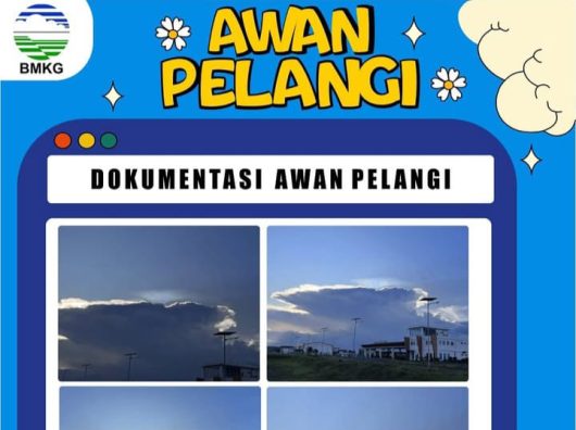 Fenomena Langka Awan Pelangi Muncul di Kalsel, BMKG: Tanda Cuaca Tak Stabil