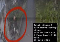 Dua Maling di Banjarmasin Gondol Sepeda Motor Parkir di Tepi Jalan Tengah Malam