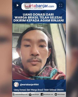 VIDEO - Uang Donasi dari Warga Brasil Telah Selesai Dikirim Kepada Agam Rinjani