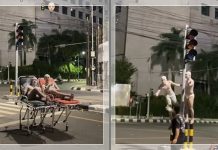 Viral Remaja Berfoto di Lampu Merah Lambung Mangkurat, Satpol PP Banjarmasin Turun Tangan