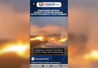 VIDEO - Kebakaran Ringan di Bukit Japan Balangan, Aktivitas Wisata Tetap Berjalan Normal