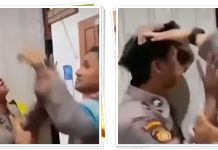 VIRAL! Polisi Muda Ngamuk Saat Dicukur Anggota Propam! Netizen: “Pecat Aja, Nggak Ada Disiplin!”