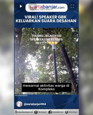 VIDEO - Viral! Speaker GBK Keluarkan Suara Desahan