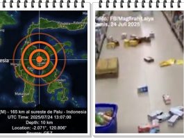 Palu Diguncang Gempa Magnitudo 6,0! Warga Panik, Rumah Retak, Gempa Susulan Terus Mengintai