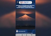VIDEO - Gunung Klyuchevskoy Meletus Setelah Gempa Dahsyat Magnitudo 8,7 Guncang Rusia