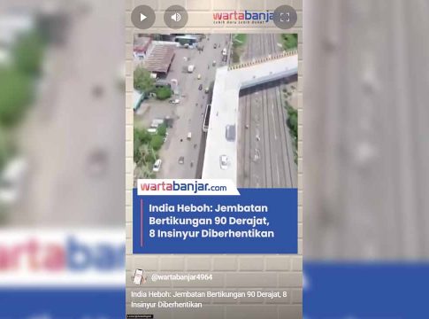 VIDEO - India Heboh: Jembatan Bertikungan 90 Derajat, 8 Insinyur Diberhentikan
