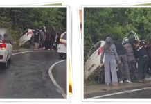 KECELAKAAN Terjadi di Jalan Banjarbaru-Batulicin Saat Hujan Deras, Warganet: Jalannya Kayak Ular Kadut!