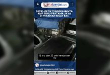 VIDEO - Detik-detik Tenggelamnya KMP Tunu Pratama Jaya di perairan Selat Bali