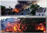Kebakaran Hebat di Desa Bakau Kotabaru, Warga Padamkan Api Pakai Genset!