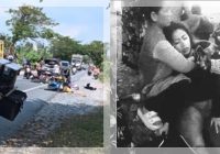 Kecelakaan Tragis di Jalan Trans Kalimantan Km 26, Motor Ringsek & 4 Orang Dilarikan ke RS Ansal