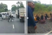 Dua Mobil Ringsek Tabrakan di Lingkar Selatan Banjarmasin, Korban Dilarikan ke Rumah Sakit!
