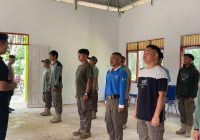Siap Berlaga! Linmas Tebing Tinggi Dilatih PBB oleh Polsek Awayan